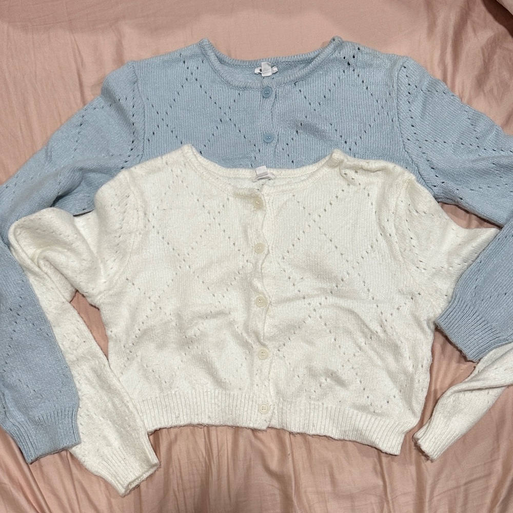 Garage cropped cardigans